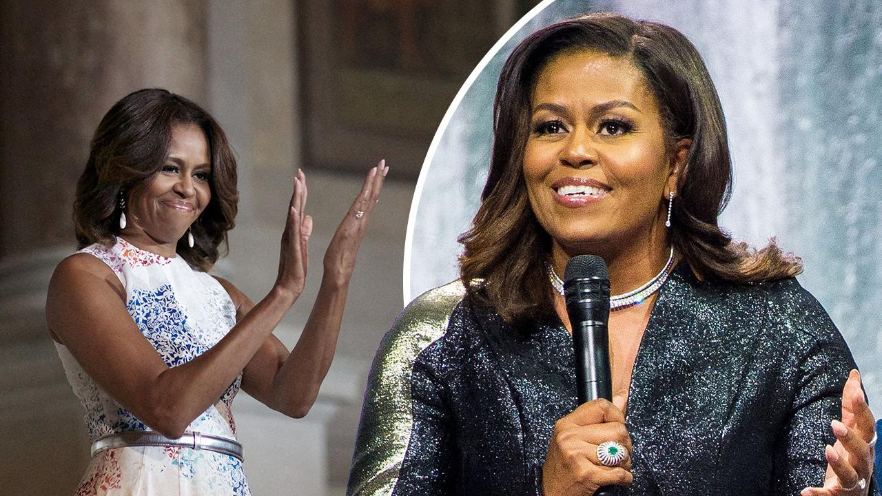 Composite photo of Michelle Obama.