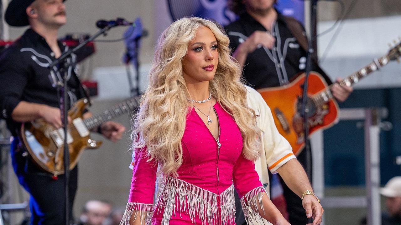 Image of Megan Moroney sang three songs from her latest album.