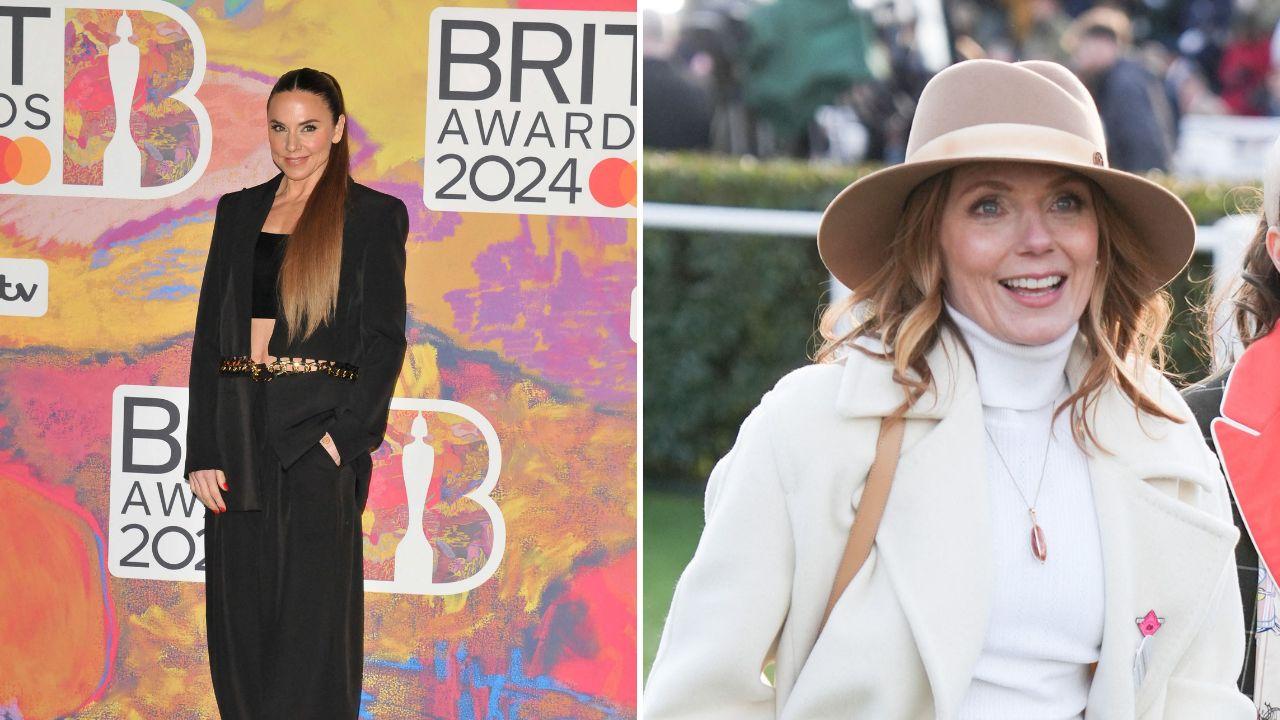 Split Photo of Mel C and Geri Halliwell