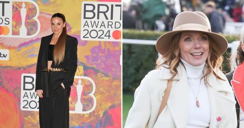 Split Photo of Mel C and Geri Halliwell