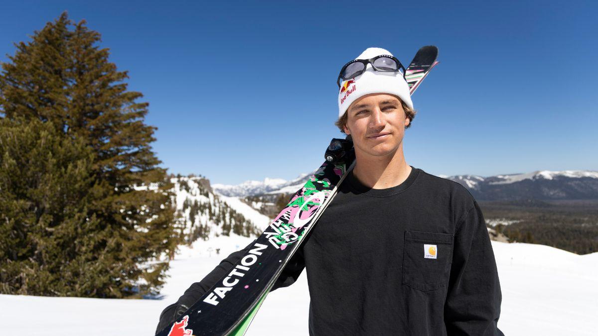 image of The freestyle skier is 'grateful' to have the support of Red Bull. 
