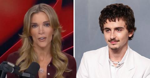 Photo of Megyn Kelly and Timothée Chalamet