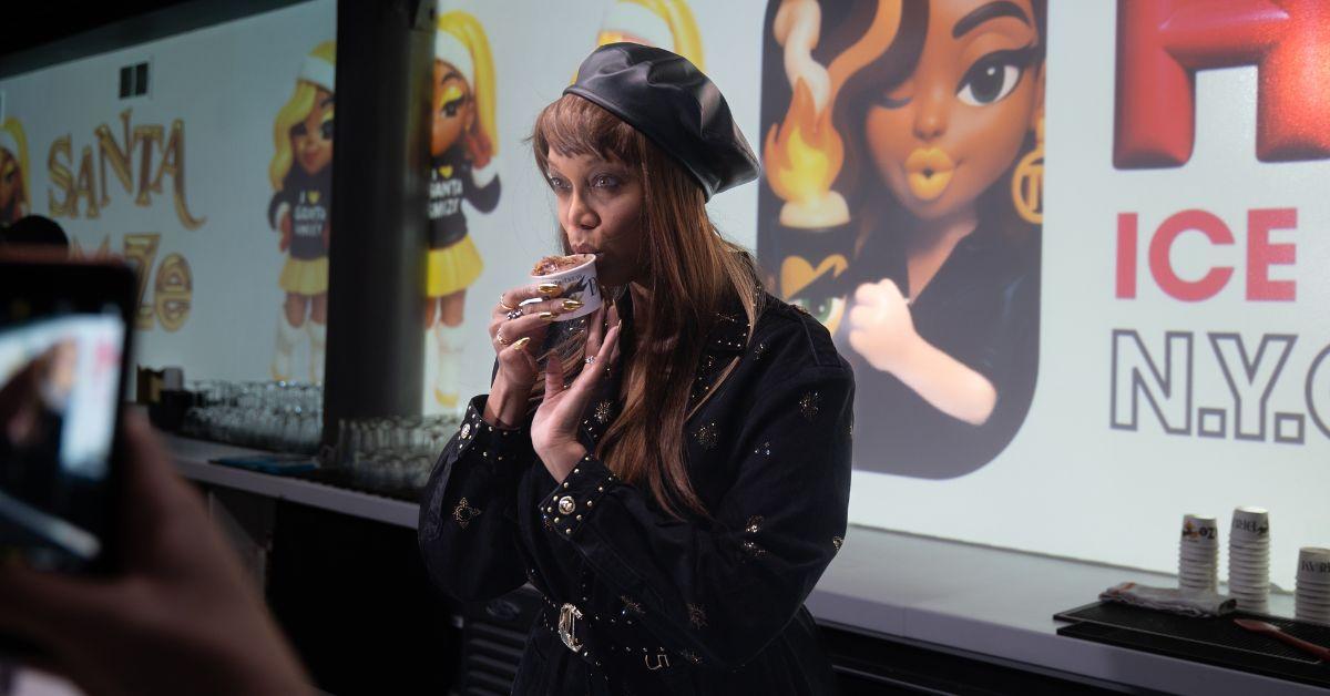 image of The starlet brought her hot ice cream to New York first. 