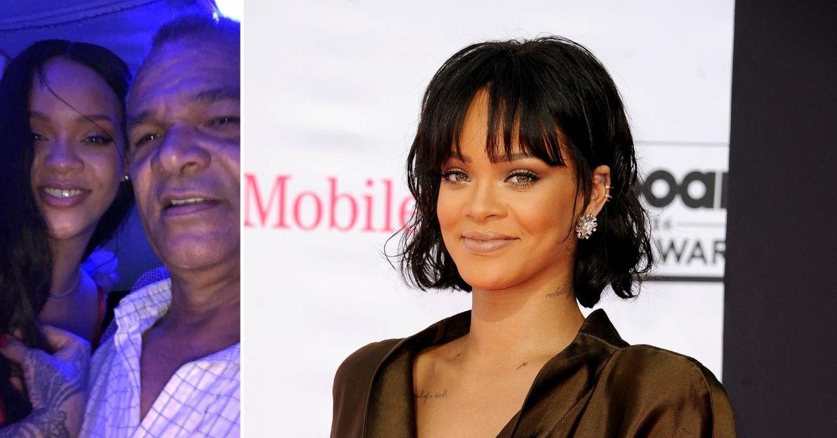 photo of Rihanna and Ronald Fenty