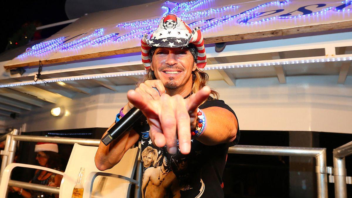 Image of Bret Michaels later exited the event, citing safety concerns.