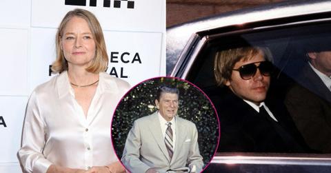 image of Ronald reagan, Jodie foster, John hinckley jr