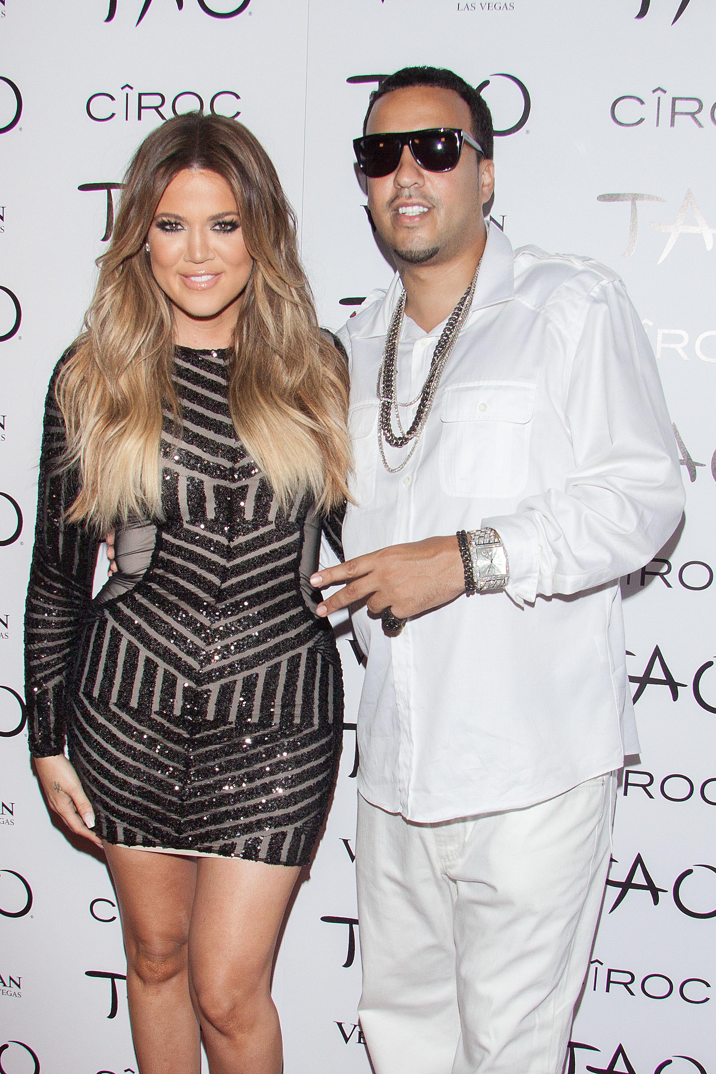 Khloe Kardashian and French Montana celebrate Fourth of July weekend at TAO Nightclub in Las Vegas