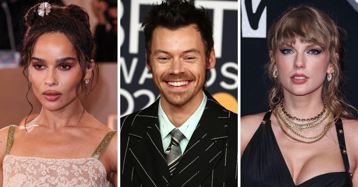 zoe kravitz taylor swift wedding without harry styles