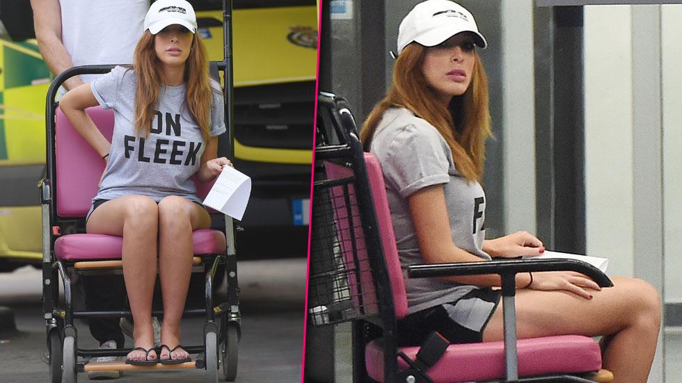 Farrah abraham wheel chair