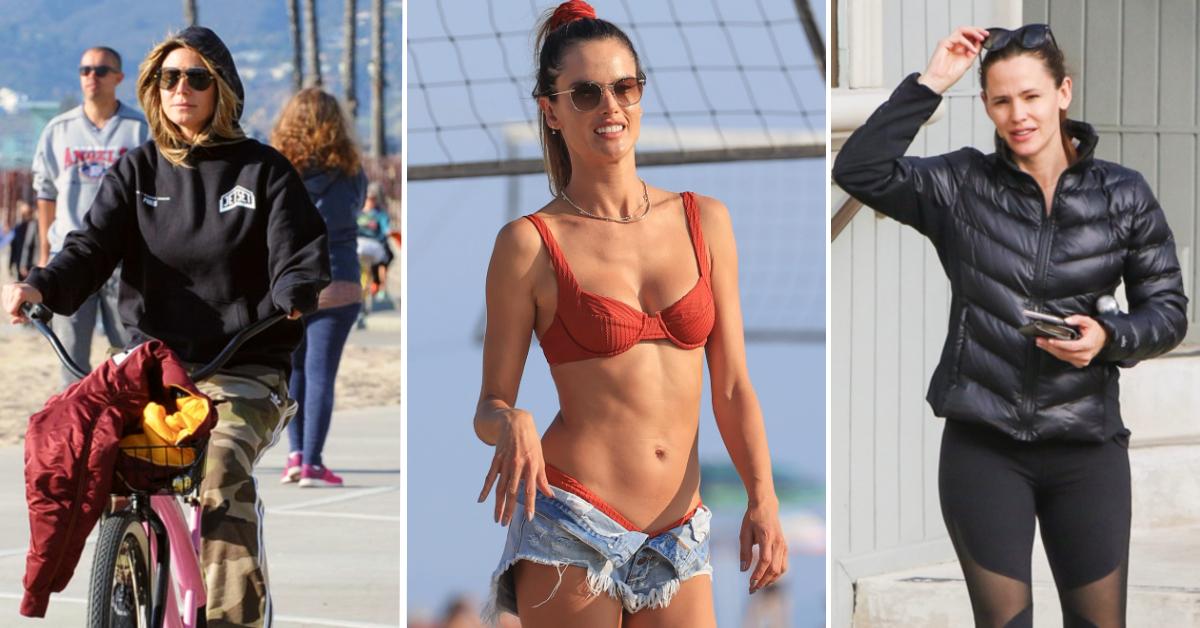 Supermodel Alessandra Ambrosio flaunts figure in neon green bikini