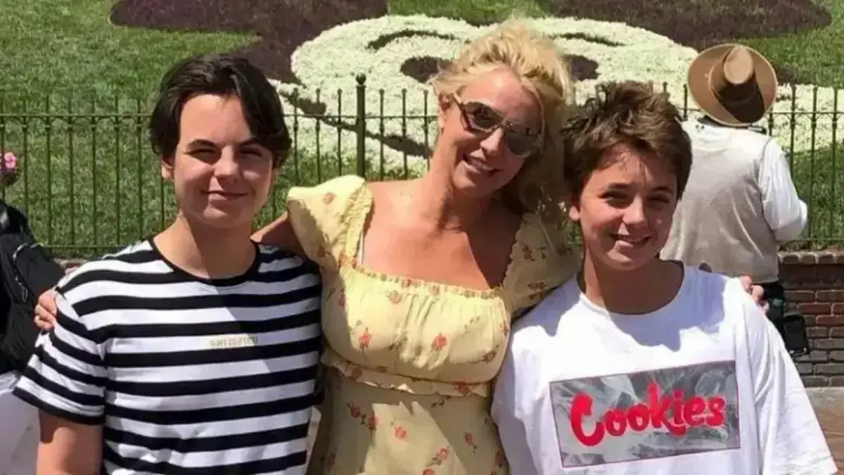Image of Sean Preston Federline, Britney Spears, Jayden James Federline
