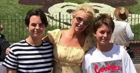 Image of Sean Preston Federline, Britney Spears, Jayden James Federline