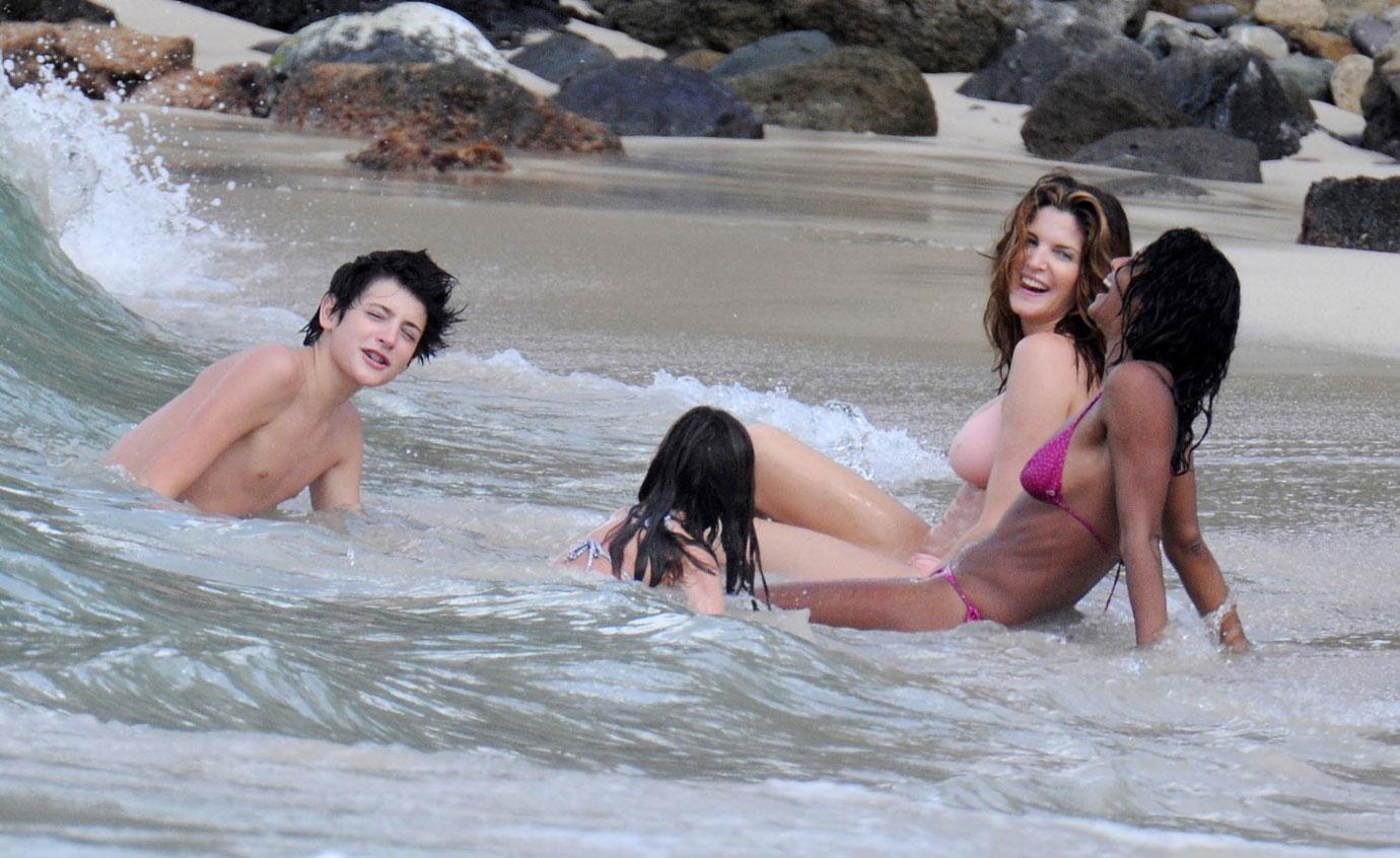 harry brant stephanie seymour son family photos