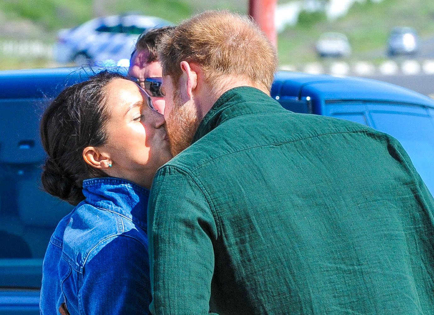 Meghan Markle Kissing Prince Harry