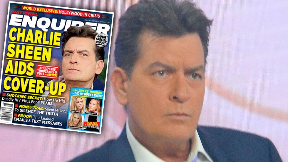 Charlie sheen today show hiv positive aids