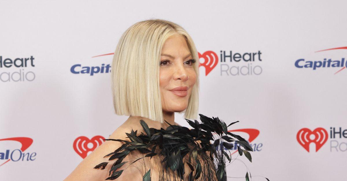 image of Tori Spelling admitted feeling overwhelmed after her divorce.