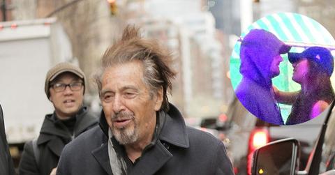 Al pacino laughs stepddaughter leonardo dipcaprio kiss main2