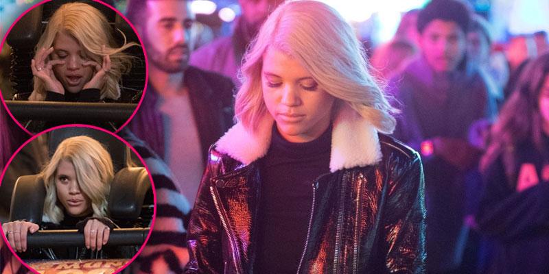 Sofia Richie Winter Wonderland Opening London Roller Coasters Without Scott