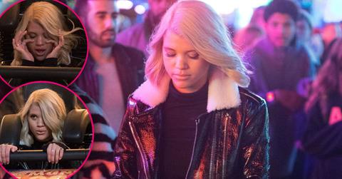 Sofia Richie Winter Wonderland Opening London Roller Coasters Without Scott