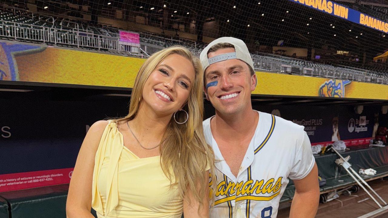 Image of Maggie Sajak and Jackson Olson previously opened up about their first meeting.