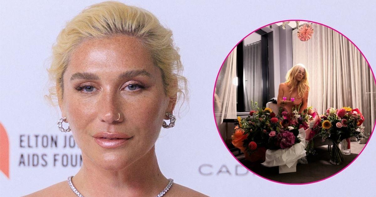 kesha topless birthday photos