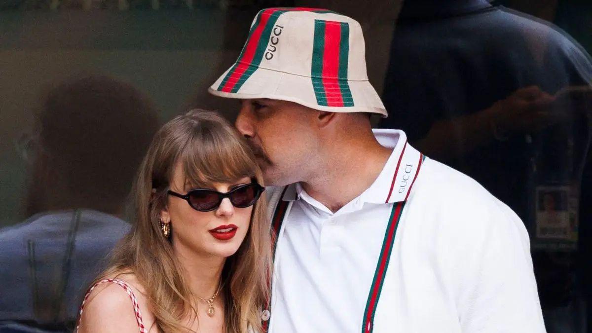Photo of Travis Kelce sparked his relationship with Taylor Swift in 2023. 