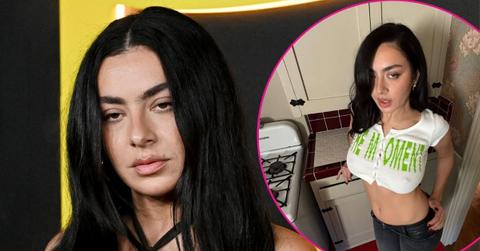 split image of Charli XCX and Charli XCX