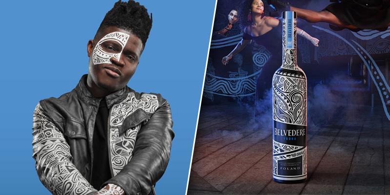 Artist Laolu Senbanjo Designs Limited Edition Bottle For Belvedere