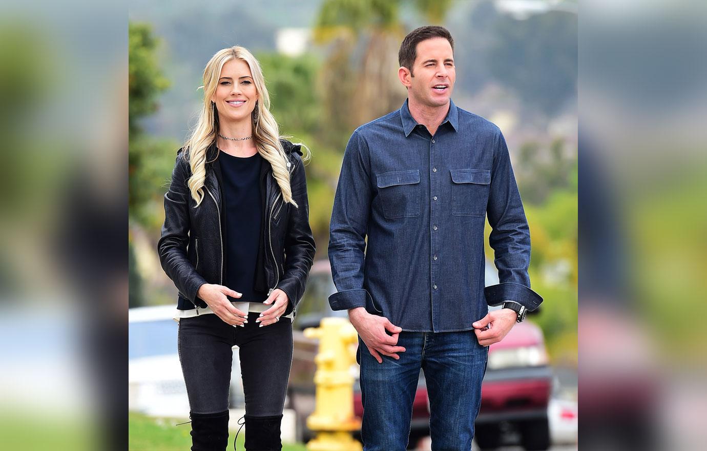 Christina Anstead and Tarek El Moussa film Flip or Flop