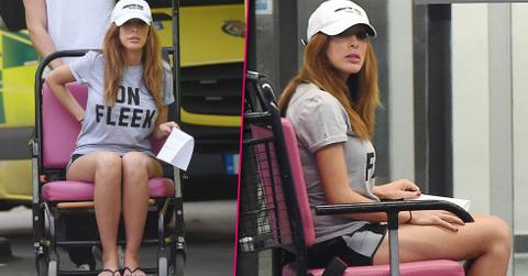 Farrah abraham wheel chair