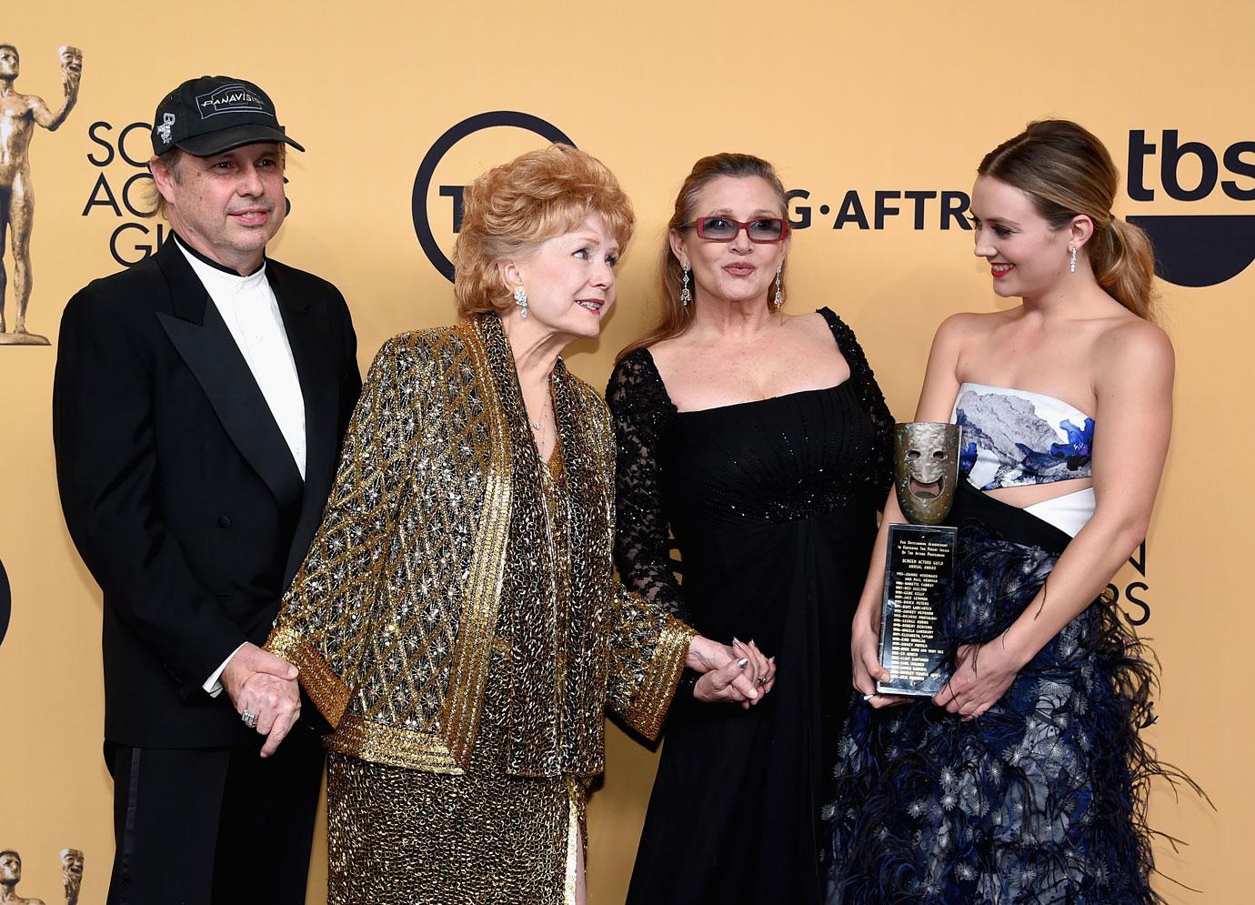 Billie Lourd Uncle Todd Carrie Fisher Debbie Reynolds 02