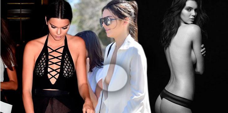 Kendall Jenner's Most Outrageous Nip Slips And Naked Moments Of