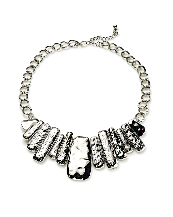 Silver Statement Necklace&#8212;T.J.Maxx