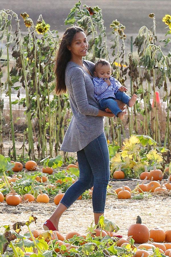 Zoe saldana motherhood7