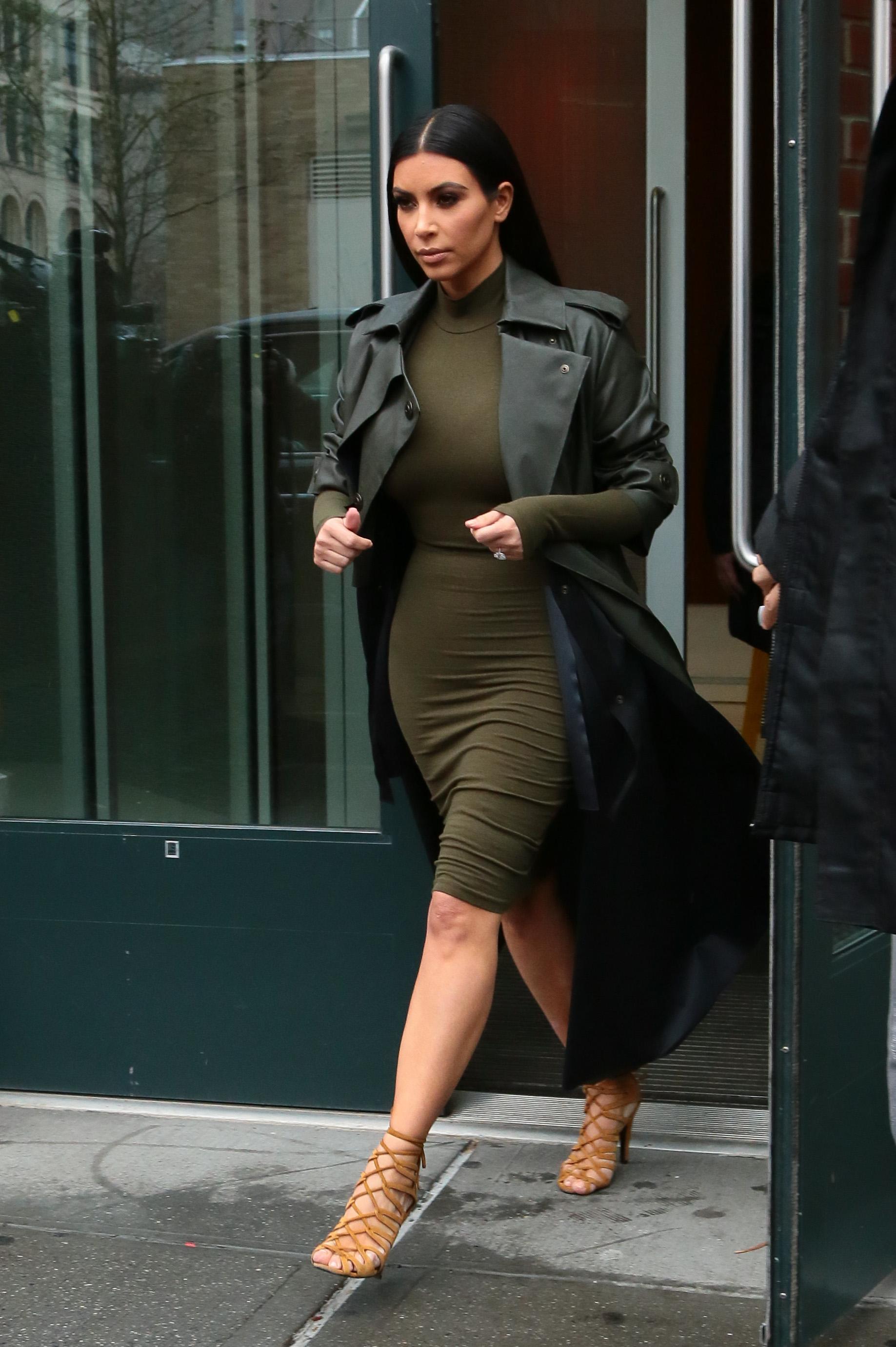 Kim Kardashian steps out in New York