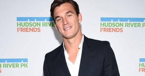 Tyler Cameron Suit Red Carpet Dating Talking Hannah Brown