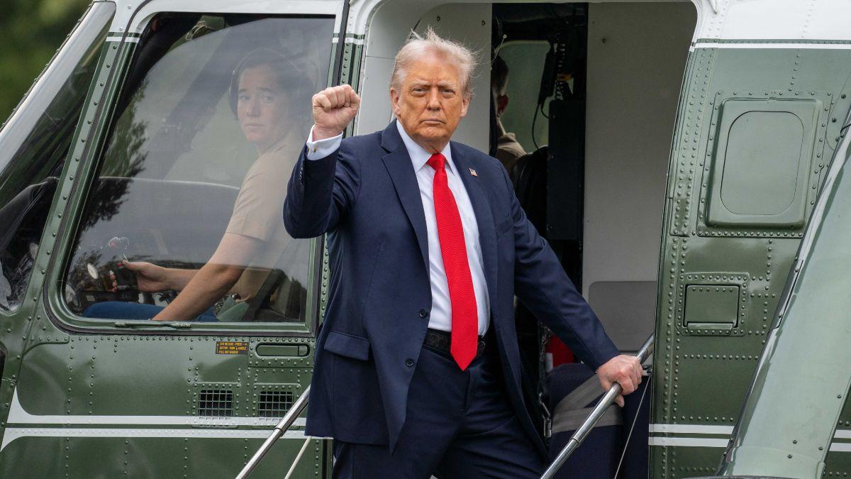 Image of Donald Trump continues to fuel health concerns during public appearances.