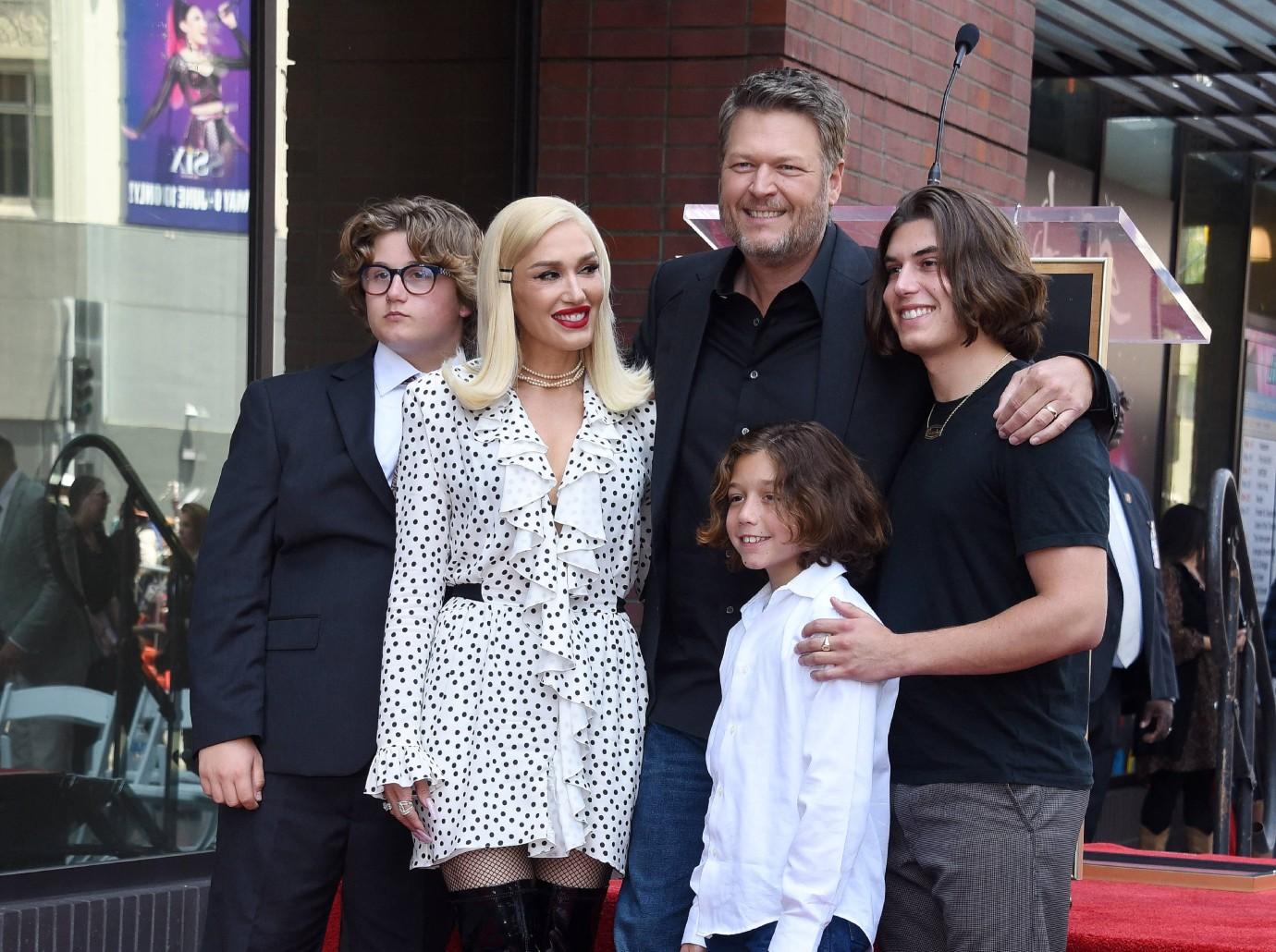 gwen stefani montage celebrate third wedding anniversary blake shelton watch