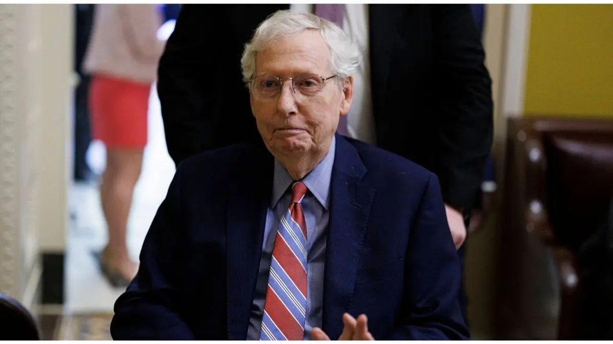 Photo of Mitch McConnell has been hospitalized since June 14.