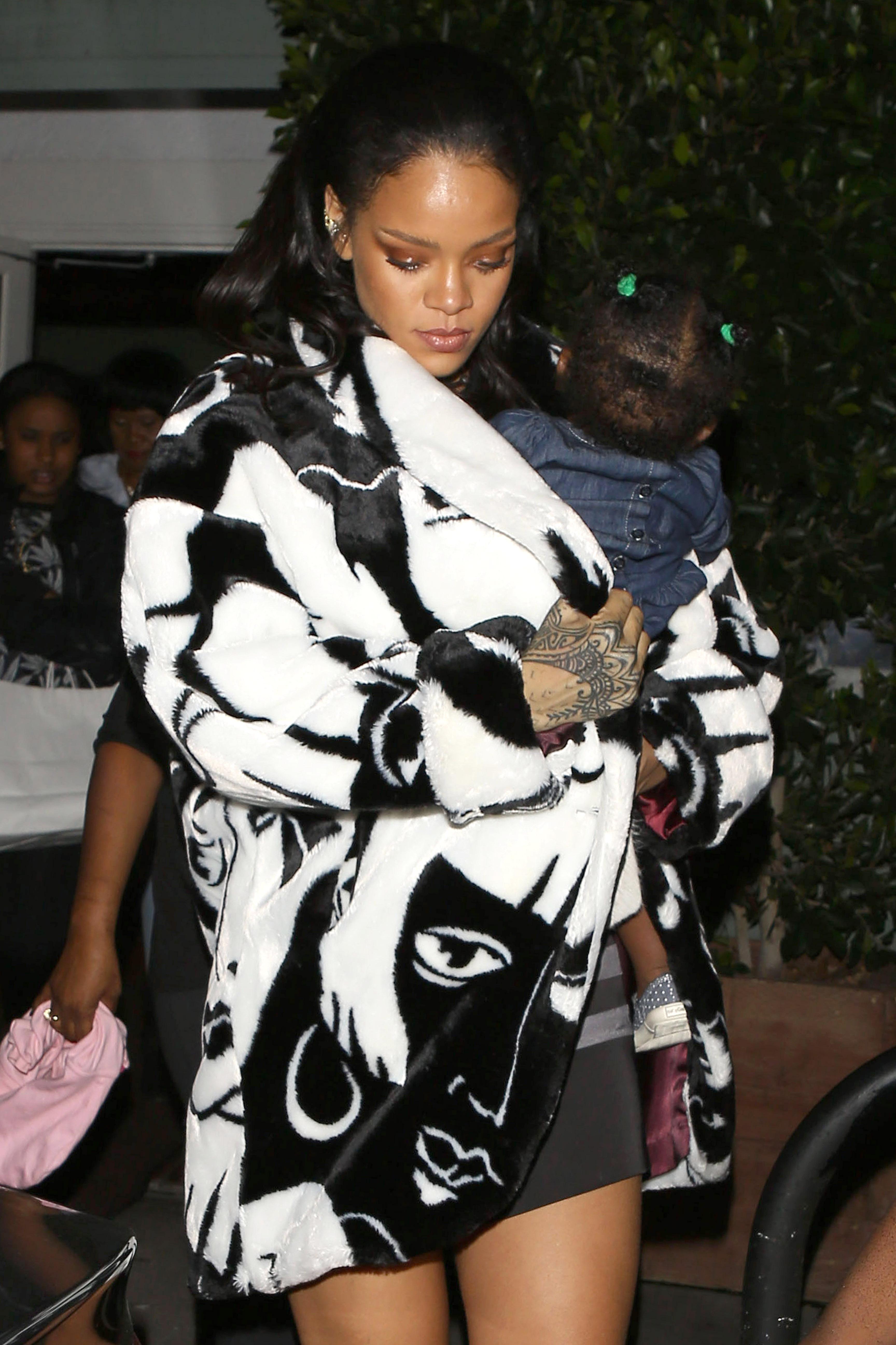 rihanna niece majesty dinner