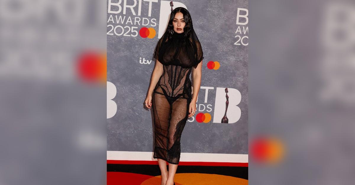 charli xcx claps back haters see through dress brit awards photos