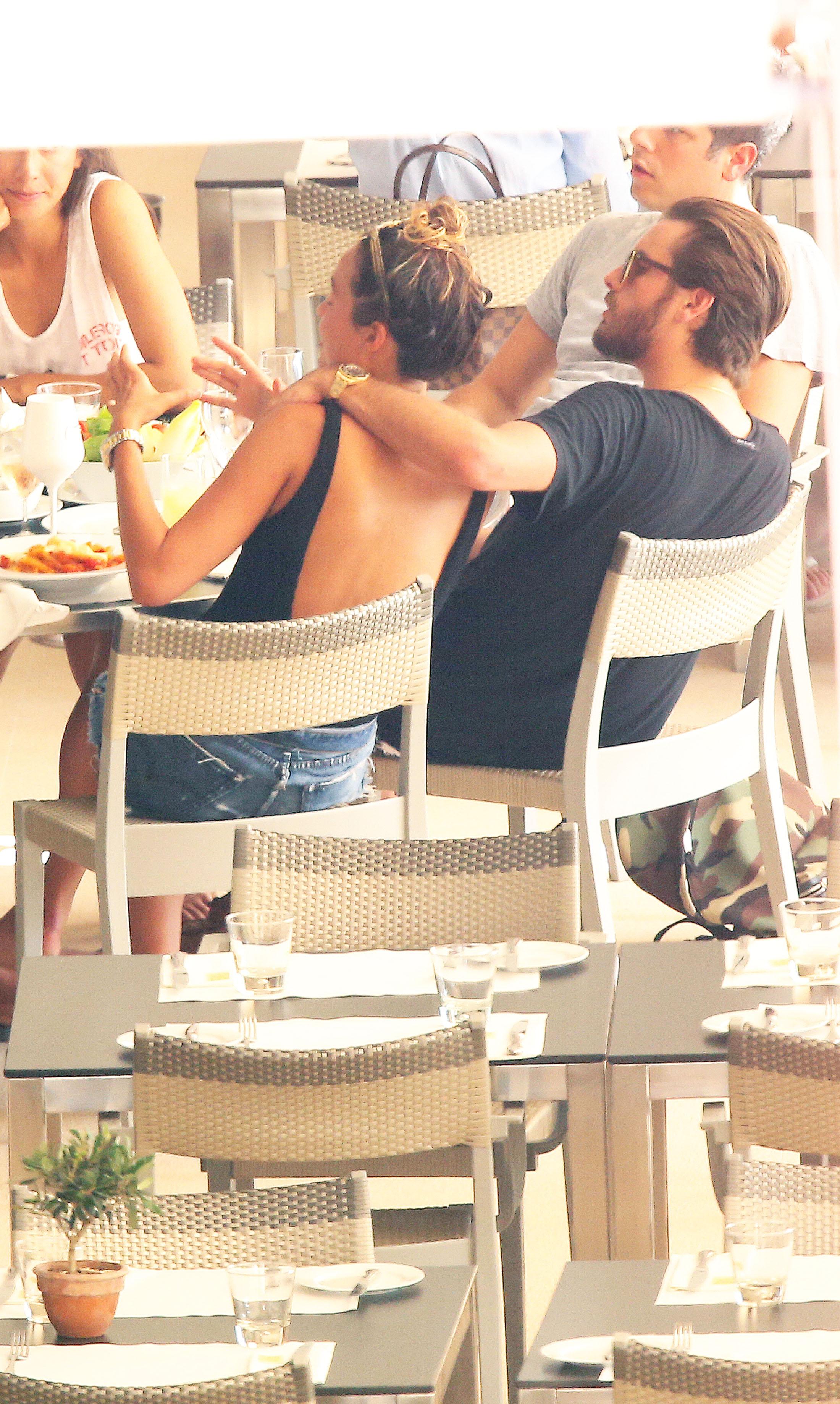 Scott Disick and Chloe Bartoli on Monte Carlo beach