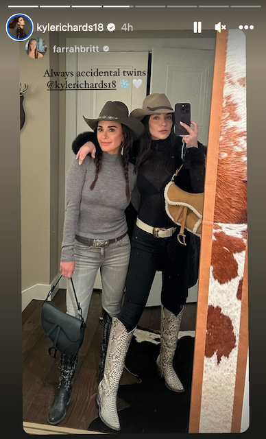 kyle richards mauricio umansky spotted aspen