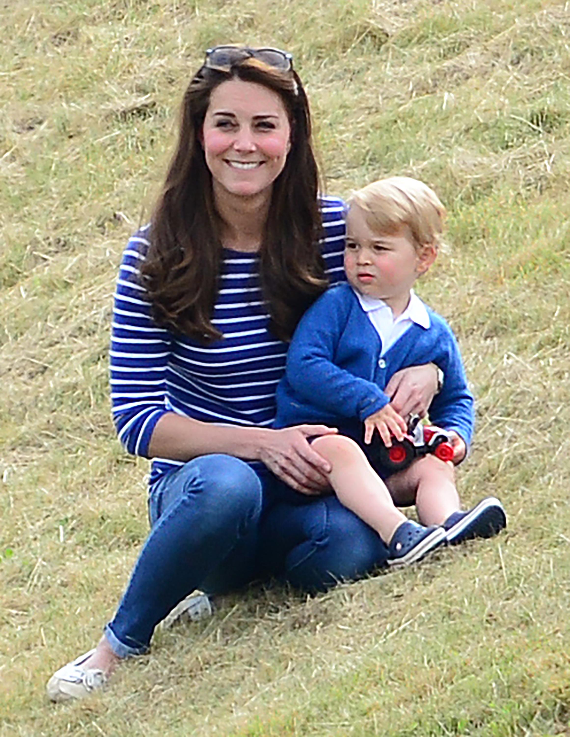 Prince George attends the Festival of Polo