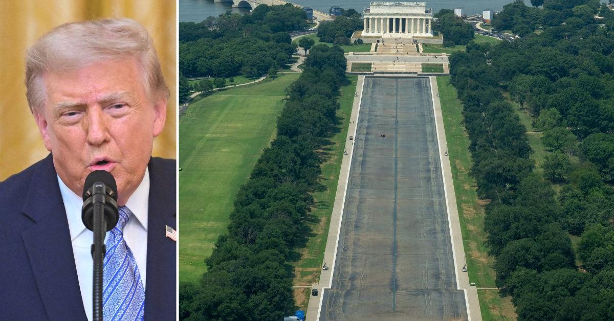 Donald Trump's Reflecting Pool Redo Turns Into a Washington…