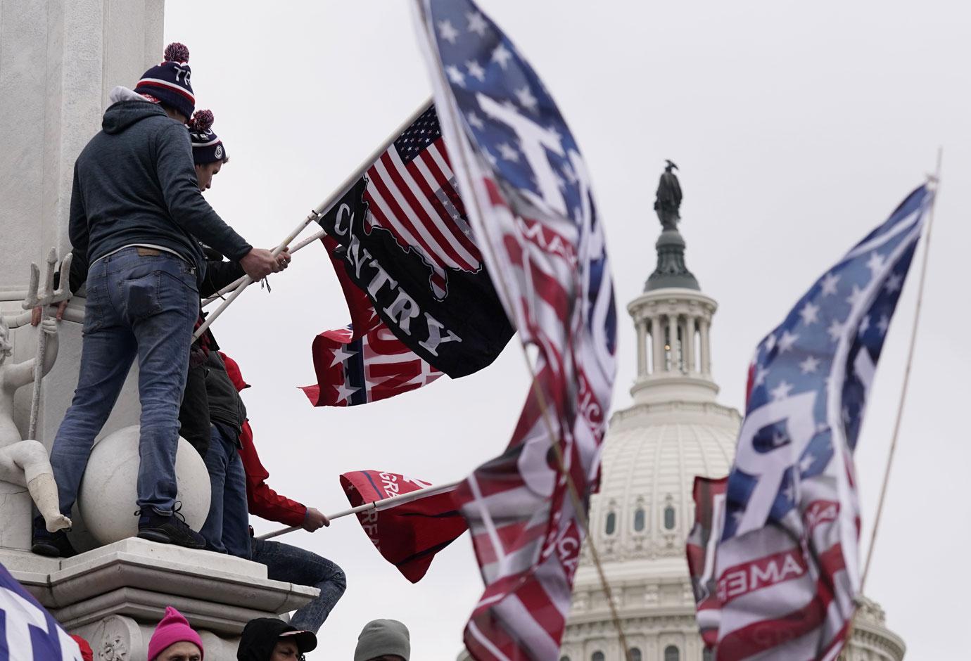 donald trump supporters washington dc shutdown protests