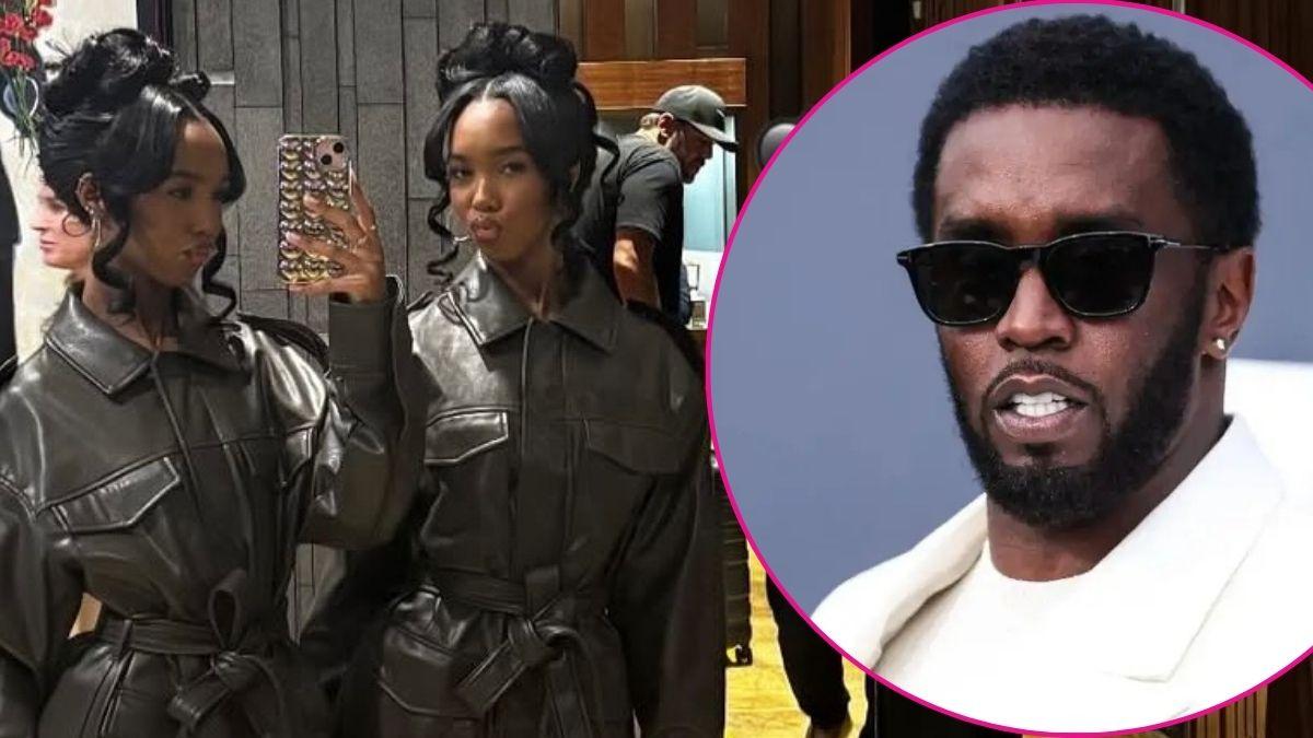 Photo of Jessie, D’Lila, and Sean 'Diddy' Combs