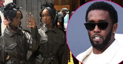 Photo of Jessie, D’Lila, and Sean 'Diddy' Combs