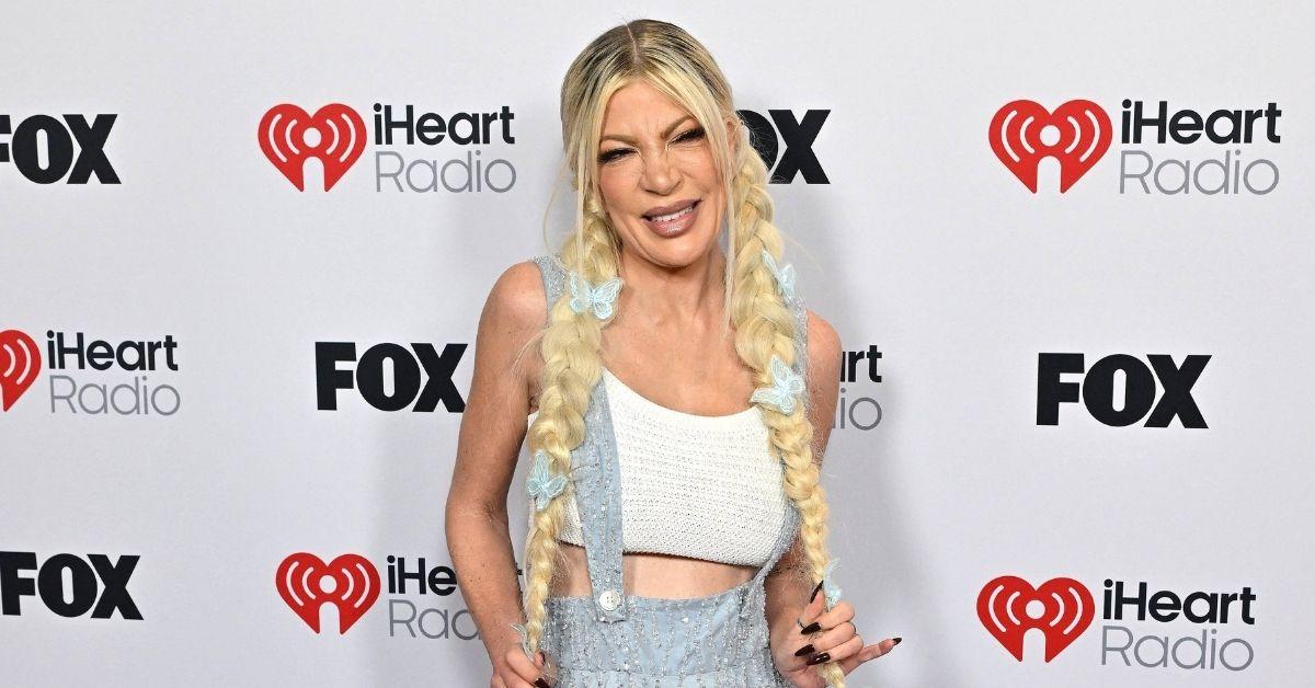 image of Tori Spelling called the idea of marriage 'archaic.'