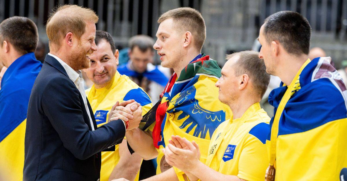 Photo of Prince Harry at the recent Invictus Games.